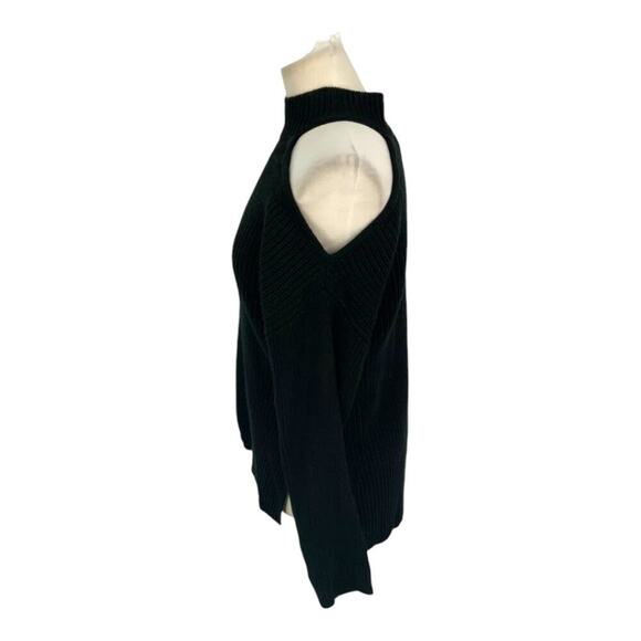 Sanctuary Cut It Out Mock Neck Sweater Black Size XXS NWOT $99 MSRP - Picture 5 of 8